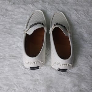 Royal "Adam" White Boy's Loafers - Size 5